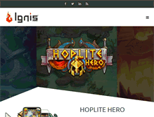 Tablet Screenshot of ignisstudios.com